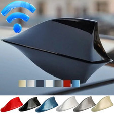 2pcs Car Shark Fin Antenna Fmam Radio Signal Booster Auto Exterior Styling