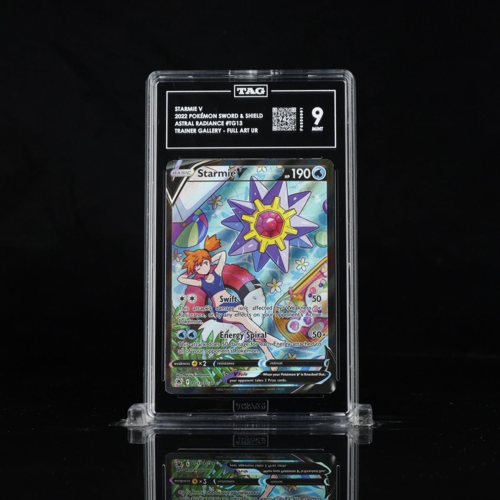 2022 Pokemon SWSH Astral Radiance TG13/TG30 Starmie V Full Art UR TAG 9 (942)