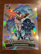 2025 Calvin Johnson Donruss DOWNTOWN #4 SSP Jumbo Oversized Lions Megaton Costco