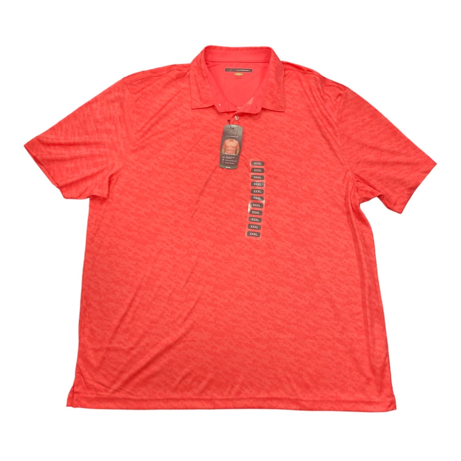 Мужская легкая влагоотталкивающая рубашка поло с коротким рукавом Greg Norman Mens UPF 30+