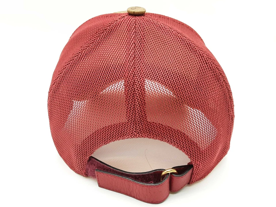 Chapéu de beisebol Gucci X Doraemon bronzeado Gg Supreme vermelho tamanho M Do1125wexde - Imagem 4 de 4