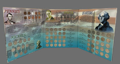 My First Coin Collection 1999 - 2008 United States Set Folder Album - 99.9% Full