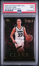 2024 PANINI CAITLIN CLARK COLL ARTISTIC SELECTION #AS2 CAITLIN CLARK PSA 9