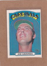1972 O PEE CHEE BASEBALL JOE GRZENDA #13 CARDINALS EX *A49640