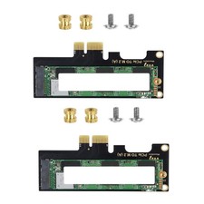 2Pcs PCIe to M.2 Adapter Card For Motherboards With PCI-EX1/X4/X8/X16 Card Slot;