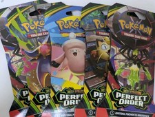 Pokemon TCG Perfect Order Mega Evolutions Sleeved Booster Packs - Lot Of 5