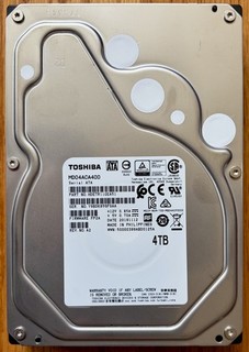 Toshiba 4TB Hard Drive SATA / 64MB Cache 7200 RPM MD04ACA400