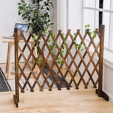Expanding Fence Expands to 146cm Solid Wood Movable Fence Foldable Garden