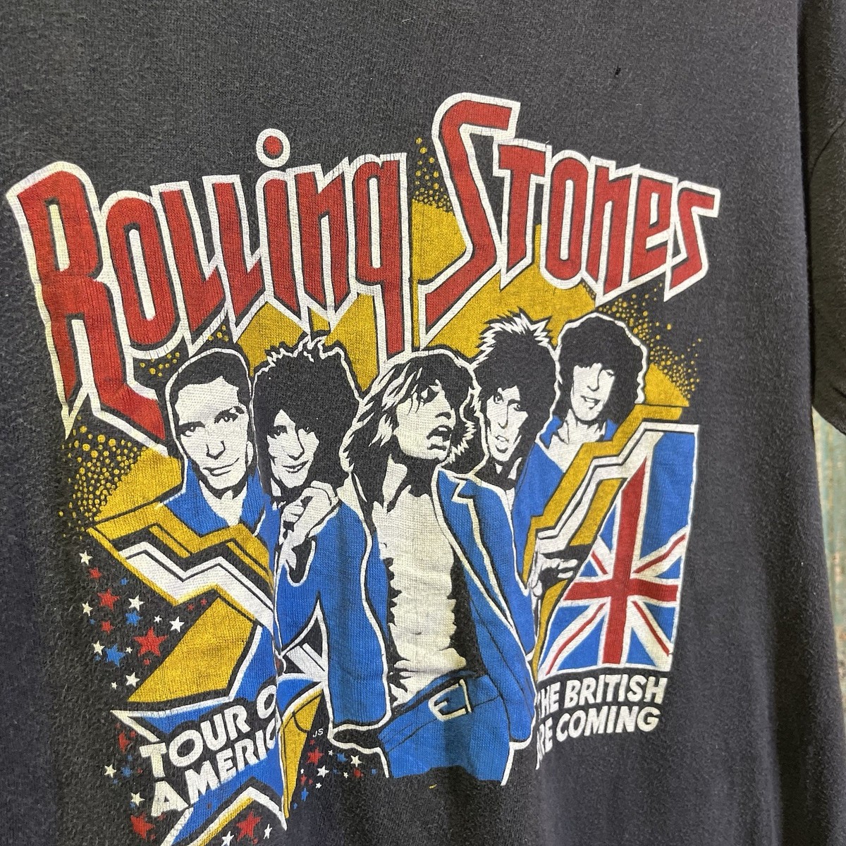 Vintage 1978 Bootleg Rolling Stones Tour T-Shirt Medium | eBay