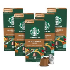 Starbucks by Nespresso Original Line, House Blend, Medium Roast Coffee, 50-count