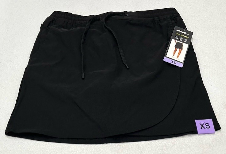 Eddie Bauer Women's Tulip Hem Skort, Black, Size XS