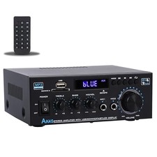 Stereo Audio AK45 Amplifier,300W Home 2 Channel Wireless Bluetooth 5.0 Power