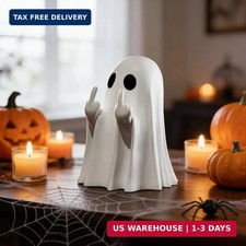 Halloween Ghost Figurine White Decorative Cute Finger Ghost Ornaments