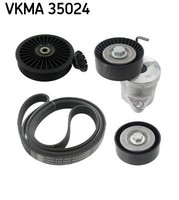 Keilrippenriemensatz SKF Vkma 35024 FÜR Opel Poly V Riemen KIT Rippenriemen Satz