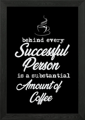Kaffeegenuss Morgen Gerahmtes Wandbild Poster Leinwandbild Bild