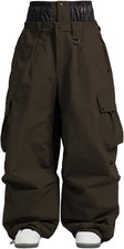Men Women Baggy Snowboard Pants Snow Ski Pant Super Baggy Insulated Waterproof L