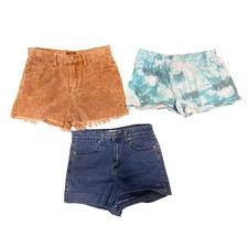 Junior Girl s VALUE Shorts Lot Pol Pink Forever 21 XS S 26 FAIR Condition