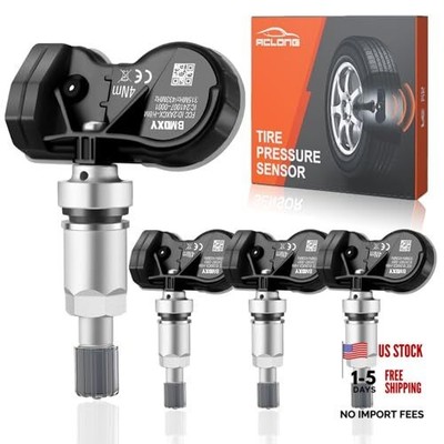 TPMS Sensor Multi-Protocol Tire Pressure Sensors 315MHz & 4PCS Fit for BMW
