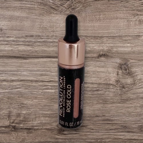 Makeup Revolution LIQUID HIGHLIGHTER Illuminator Blush Face ROSE GOLD Sealed - Picture 2 of 24