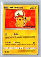 Ash's Pikachu - SM109 Promo Sun & Moon Promo Pokemon Near Mint on eBay