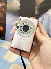 Canon IXUS 80 IS 8.0MP Pink Digital Camera W/SD Card,Battery,Charger Tested