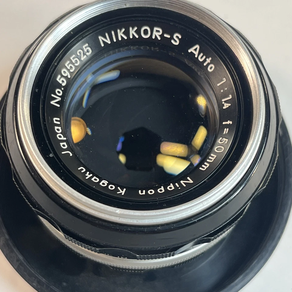 Nikon Nikkor-S Auto 1:1.4 f=50mm 1:1.4 Lens Nippon Kogaku W/ Original Case NICE - Image 2 of 4