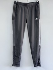  50 Adidas GM7385 Women's Tiro 21 Track/Soccer GREY/WHITE Training Pants Large