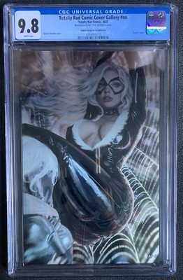 Totally Rad Comic Cover Gallery #nn Black Cat Metal Variant B CGC 9.8 4234959019