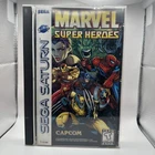 Marvel Super Heroes (Sega Saturn, 1997) Complete with manual, case, sponge, game