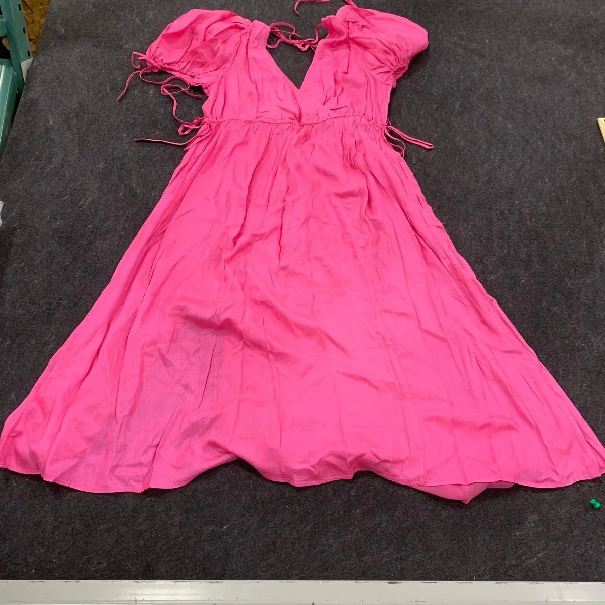 Abito lungo COACH con cravatte donna taglia 4 rosa