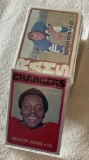 1972 TOPPS FOOTBALL #181-262 - PICK YOUR CARD(s) - 1-Owner, In Great Condition!!