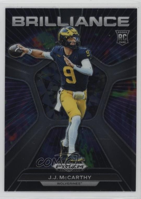 2024 Panini Prizm Draft Picks Brilliance JJ McCarthy #BR-JJM 04xt