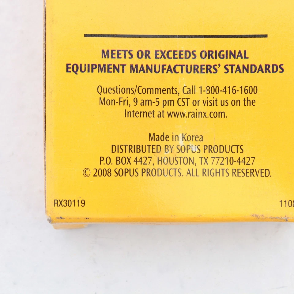 Limpiaparabrisas Rain-X RX30119 WeatherBeater 19" para bayoneta pasador lateral gancho en J 2 piezas Foto 4 de 4