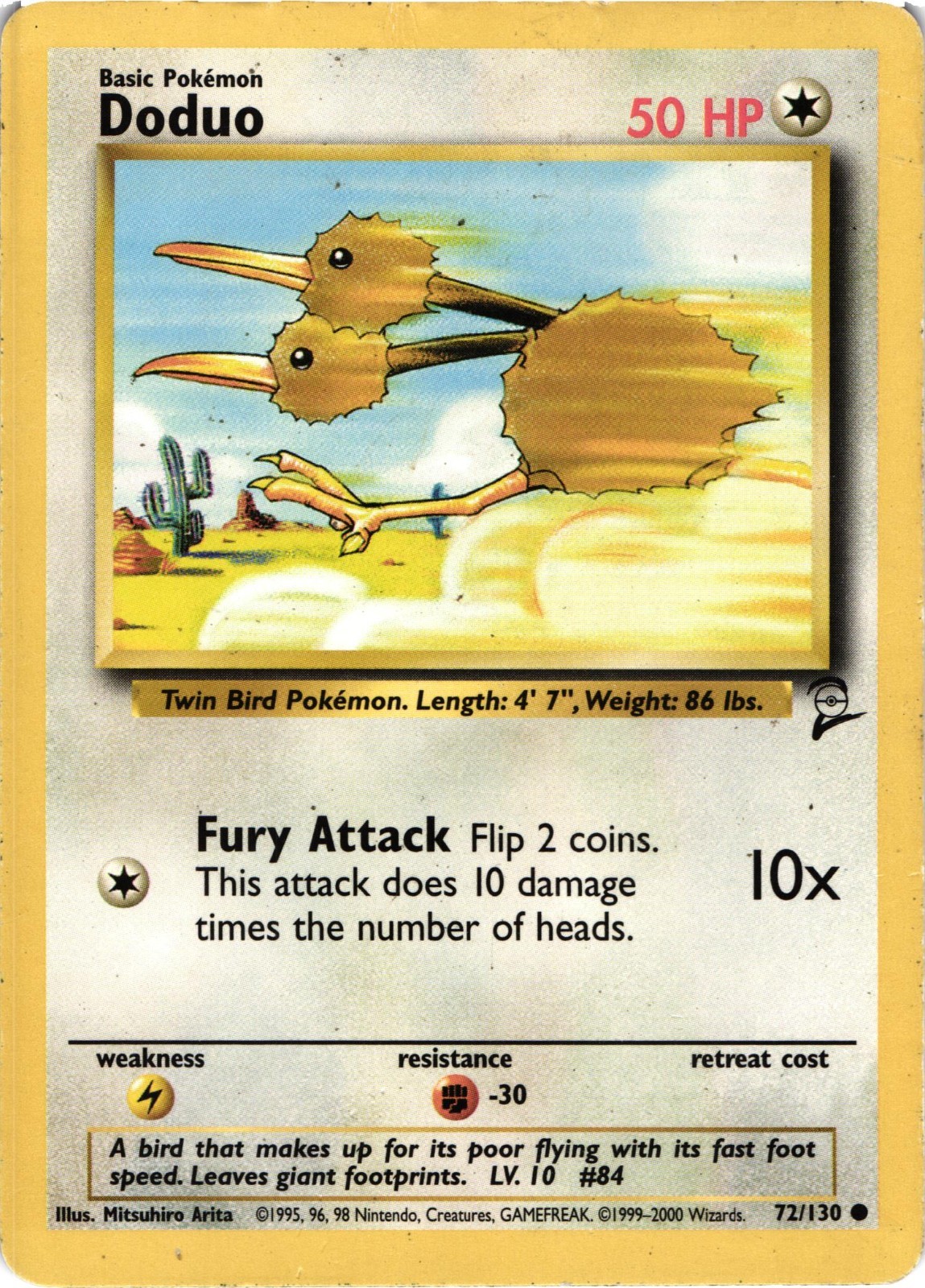 Doduo 72/130 Base Set 2
