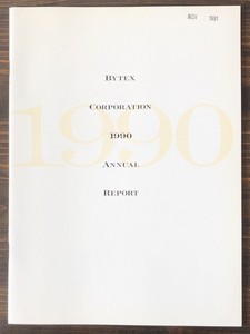 1990 Bytex Annual Report