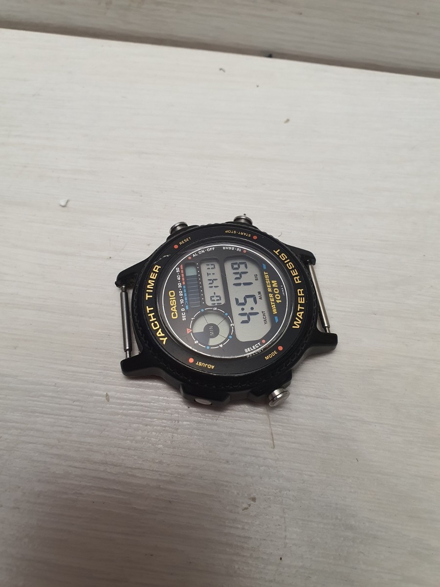 Vintage Casio 862 TRW-31 Yacht Timer Alarm Digital Men