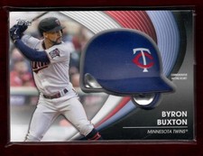 BYRON BUXTON 2022 TOPPS COMMEMORATIVE BATTING HELMET CARD MINNESOTA TWINS