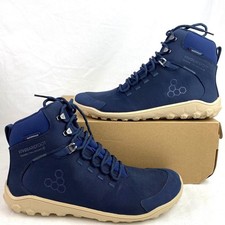 Vivobarefoot Tracker Textile FG2 WATERPROOF Hiking Boot Blue Barefoot Minimalist