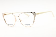 GUESS GU50121-021-55 Eyeglasses Size 55mm 16mm 145mm white Women