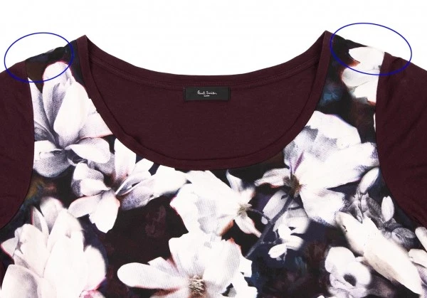 Camiseta Paul Smith NEGRA Frontal Estampado Floral Interruptor Talla M (K-136989) Foto 3 de 4