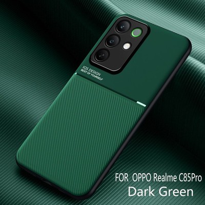 For Realme C85 Pro 4G,  Luxury Anti-Slip Leather Fell Magnetic Soft Cover Case