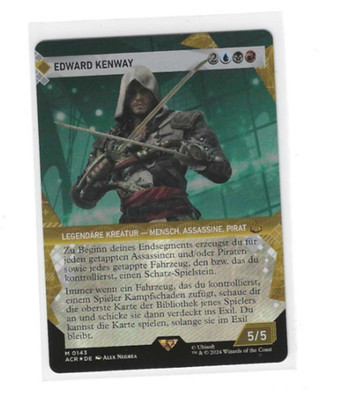 ACR Magic Foil Mythic 0143 - EDWARD KENWAY - Assassin's Creed
