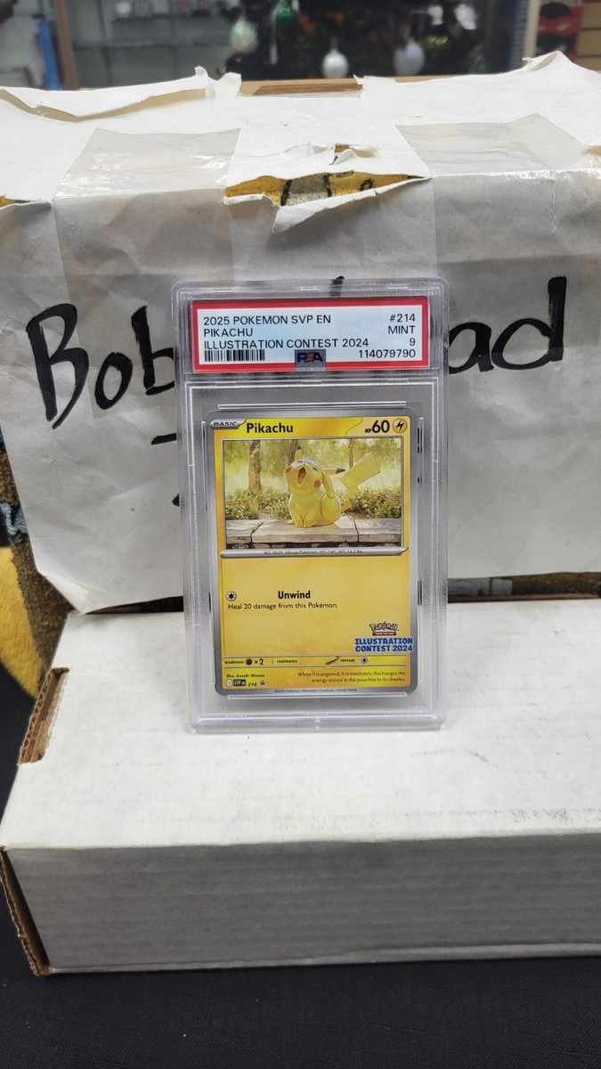 PSA9 ピカチュウ　ILLUSTRATION CONTEST 2024 2025 PIKACHU ILLUSTRATION CONTEST 2024 SVP PROMO POKEMON PSA