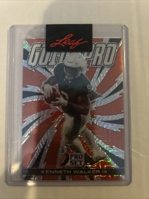 2022 Leaf Pro Set Draft Going Pro Kenneth Walker III 1/1