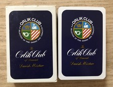 ORLIK CLUB of Denmark selection fine Danish Pipe tobaccos pack of playing cards