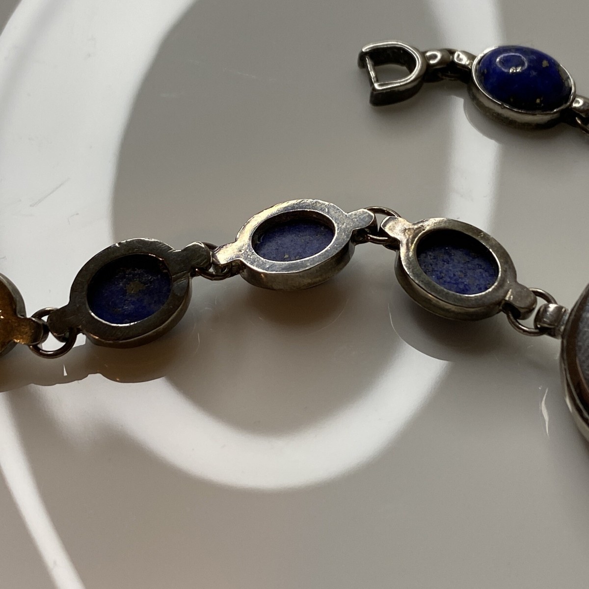 BADAVICI Solid .925 Sterling Silver Mother of Pearl Ladies 