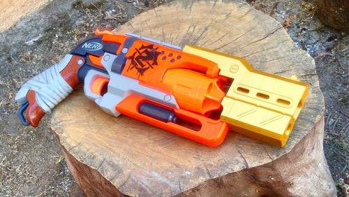 Mod de barril Blasters3D Proctor para Nerf Zombie Strike HammerShot - Deslizante - Imagen 8 de 10