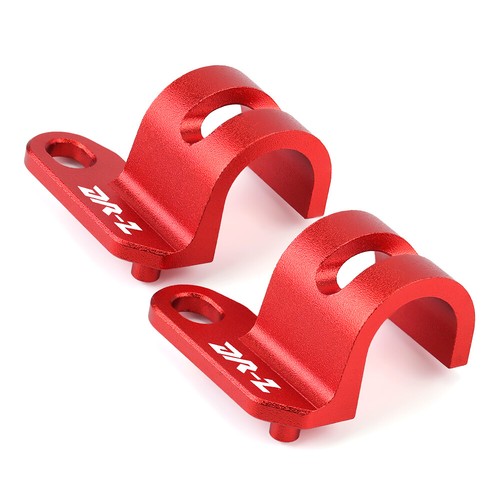 For SUZUKI DRZ 400E 400S 400SM CNC DRZ LOGO Rear Brake Line Clamp Hose Guide - Foto 7 di 11