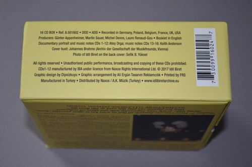 Idil Biret Brahms Edition - The Complete Solo Piano & Concertos / IBA / 16CD - Bild 3 von 4