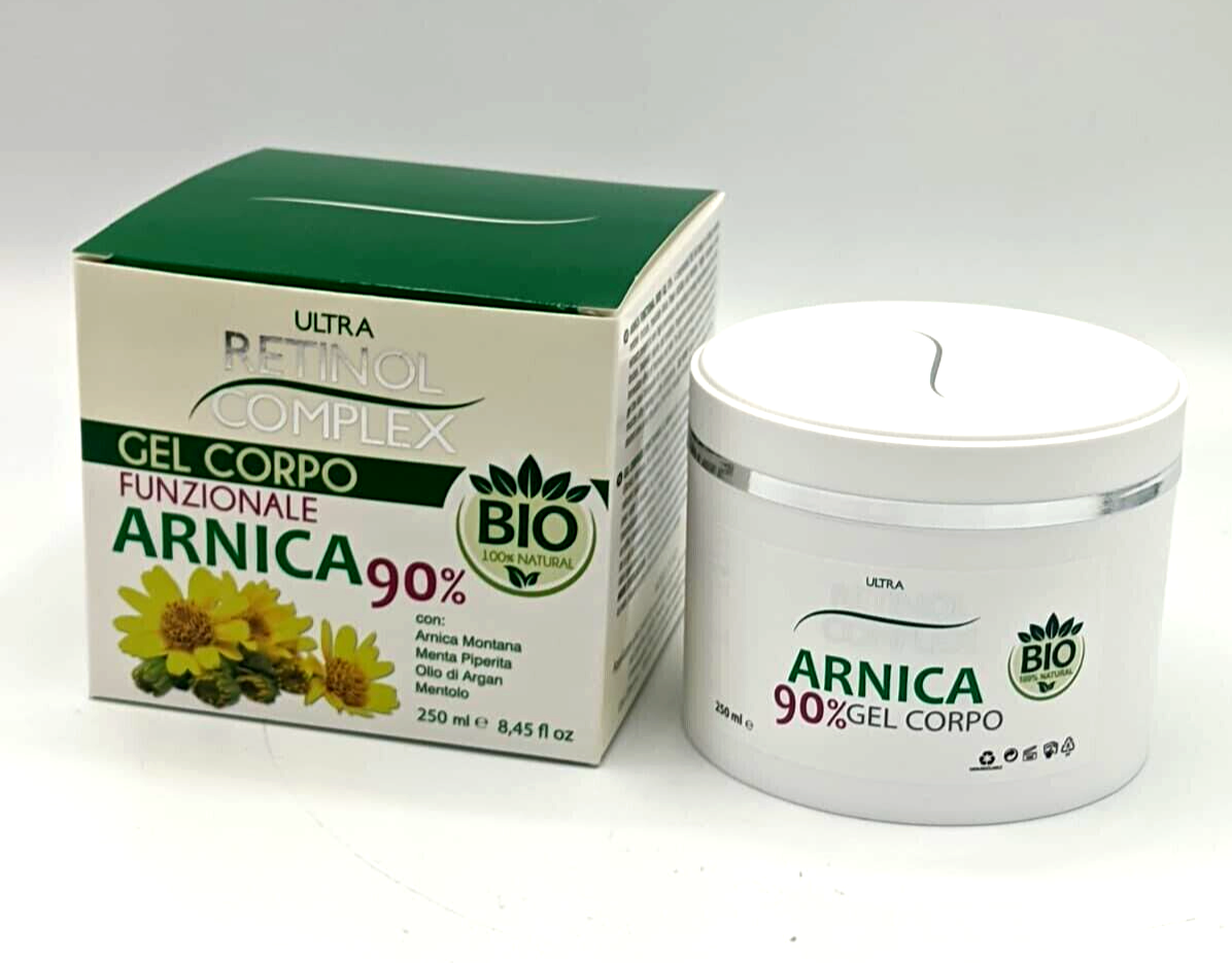 Gel Arnica Montana Bio Retinol Complex 250ml Muscoli Sollievo Fitness Massaggi